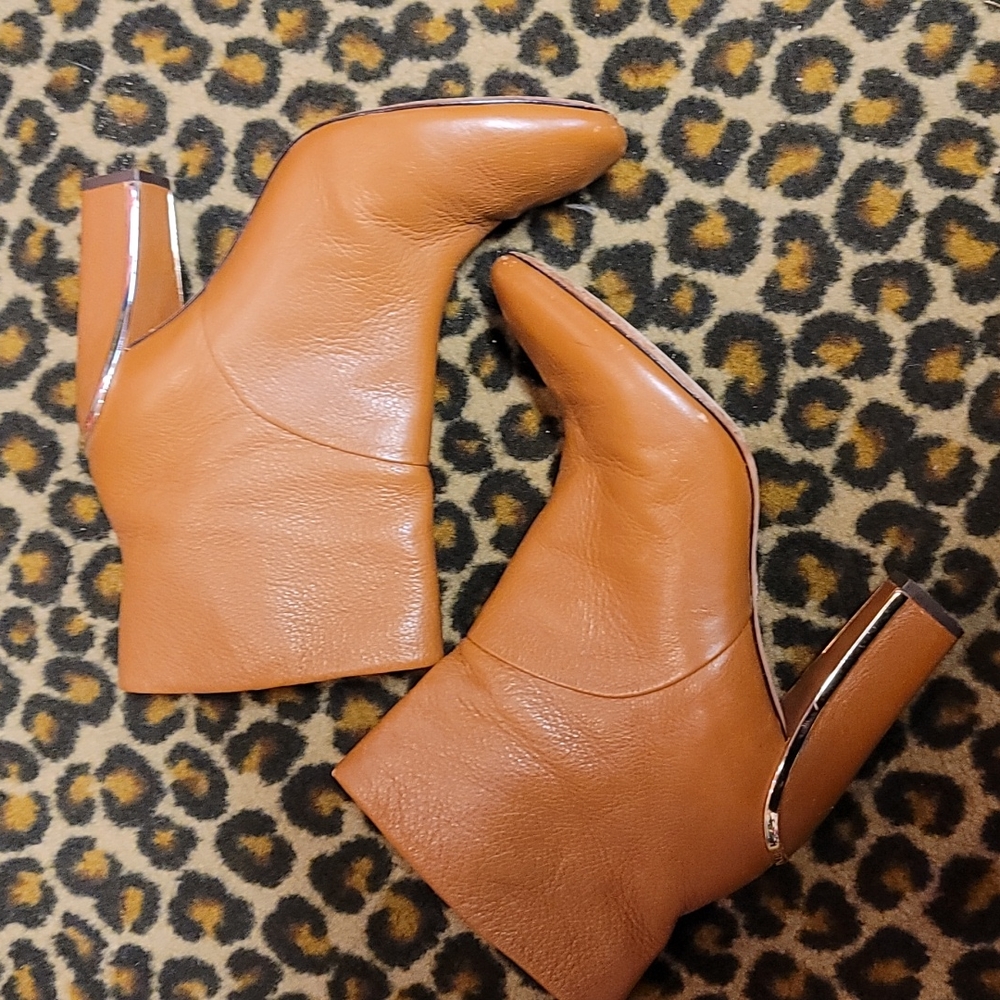 Dvf tan booties
